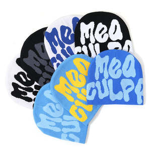 Gorro de Punto Acrílico Personalizado de Alta Calidad, Gorro Ajustado sin Dobladillo, Gorro Jacquard Estampado Personalizado, Gorros Beanie Y2K, Gorros Casuales de Invierno para Uso Diario - Product Image 3