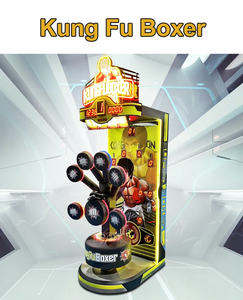 เครื่องเกมส์บ็อกเซอร์อาร์เคดแบบหยอดเหรียญ อุปกรณ์สวนสนุกแบบอินเทอร์แอคทีฟ เกมต่อยมวยพร้อมระบบแลกตั๋ว สำหรับโซนเกม - Product Image 4