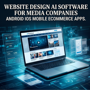ซอฟต์แวร์ AI ออกแบบเว็บไซต์สำหรับบริษัทสื่อ ปลั๊กอิน WordPress Shopify แอปพลิเคชันมือถือ Android iOS ซอฟต์แวร์ AI สำหรับอีคอมเมิร์ซ ERP CRM - Product Image 2