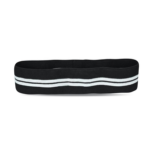 Banda de Resistencia Elástica de Poliéster con Círculo Negro y Rayas Blancas para Entrenamiento Físico - Product Image 1