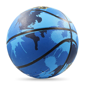 Ballon de basketball d'entraînement noir de haute qualité avec logo personnalisé, taille 7, en PU, durable, ballon de basketball d'entraînement haut de gamme en cuir taille 7 - Product Image 6