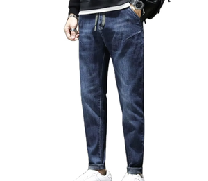 Jeans de Mezclilla para Hombre y Mujer, 100% Algodón, Secado Rápido, Corte Regular Vintage, Lavado Casual, Rectos, para Invierno y Verano, Varios Modelos - Product Image 4