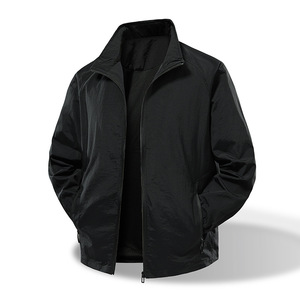 Factory Price Custom Logo Men's Lightweight Eco-Friendly Waterproof Windproof Casual Stand Collar Zip-Up Quilted Jacket High - Product Image 1