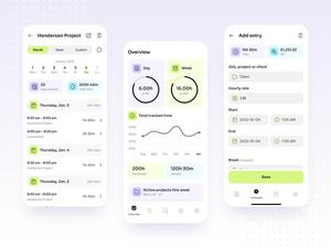 Smart Time Tracking Mobile App Development with Calendar Sync for Task Planning Productivity Monitoring and Real-Time Analytics - Product Image 3