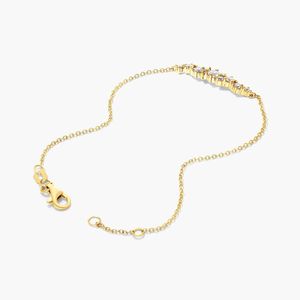 Cosmos Lab-Grown Diamond Round Brilliant Cut Filled Luxury <b>Bracelet</b> in White Gold - Product Image 2