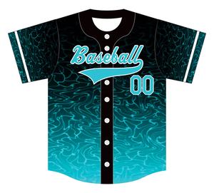 Uniformes de baseball sublimés à la mode à manches courtes - Product Image 2