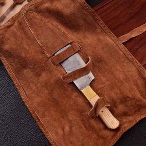 Cuchillo de Chef Personalizado Hecho a Mano de Acero de Damasco con Punta Caída, Mango de Madera, Hoja Afilada como una Navaja, OEM, Marca Privada, Cuchillo de Caza para Exteriores - Product Image 2