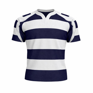 Ensemble d'uniformes de rugby unisexes respirants et abordables, personnalisables par sublimation, maillot d'équipe en polyester 100% écologique à séchage rapide - Product Image 1