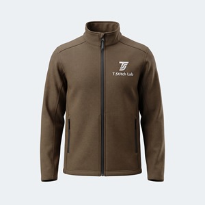 Chaqueta Softshell para Hombre con Cierre de Cremallera y Cuello Alto, de Alta Calidad, Secado Rápido, Transpirable y Ligera, Directo de Fábrica - Product Image 6