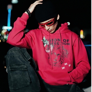 Sudadera con Capucha de Moda Casual para Hombre, con Diseño Personalizado, Estampado Puff, Bordado con Logotipo, Sudadera Extra Grande de Moda Urbana - Product Image 1