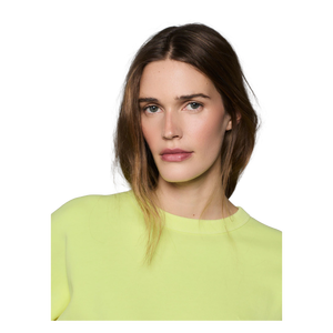 Sweat-shirt tricoté surdimensionné pour femme, couleur unie, épaules tombantes, manches longues, col rond, en coton respirant, haut d'automne - Product Image 3