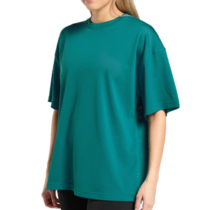 Camiseta de punto sin mangas de malla holgada y corta de alta calidad para mujer, estilo oversize, personalizada, de moda urbana, top de verano - Product Image 6