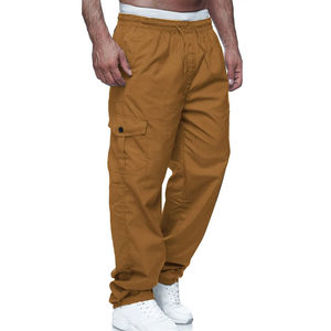 Pantalones Cargo Holgados de Algodón 100% Transpirables y Ecológicos para Hombre, Estilo Urbano, con Múltiples Bolsillos, para Uso Casual y al Aire Libre - Product Image 5
