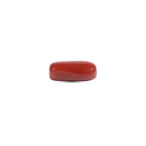 Natural Oval Cut Red Coral Loose Gemstone 8.4 Carat for Fine Jewelry - Product Image 3