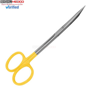 Tijeras de Tenotomía Steven de 4.5 Pulgadas, Acero Inoxidable, Super Afiladas, Carburo de Tungsteno (T/C), Curvas, Quirúrgicas, Manuales, Certificadas por la CE - Product Image 5