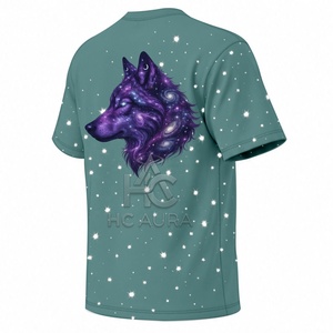 Nouveau T-shirt pour homme, imprimé galaxie, durable et de qualité supérieure, coupe ample, motif cosmique, manches courtes, streetwear - Product Image 4