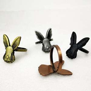 แหวนรองผ้าเช็ดปากเหล็กตกแต่งทันสมัย ทนทาน เป็นมิตรกับสิ่งแวดล้อม สำหรับโต๊ะอาหาร อุปกรณ์ตกแต่งแคมป์ปิ้งสุดเก๋ สำหรับงานแต่งงานและงานอีเว้นท์ - Product Image 2