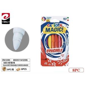 Penne Acquerellabili Cancellabili Carioca Magic 8 Colori Made in Italy per Disegno Artistico Bambini - Product Image 1