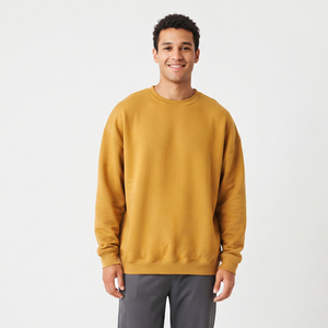 Sweat-shirt surdimensionné décontracté à épaules tombantes pour homme, coupe ample, col rond, style streetwear, idéal pour le quotidien - Product Image 1