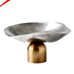Modern Minimalist Metal Bowl Handmade Polished Decorative Storage for Nuts Snacks Sweets Tableware Serving Bowl - Product Image 1