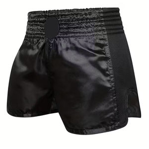 Shorts de Muay Thai personnalisés de haute qualité avec logo imprimé, nouvelle arrivée, confortables, respirants, pour les arts martiaux et les combats. - Product Image 3