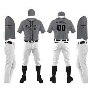 Tenue de baseball AASTANA WEARS INC – Polyester/Coton respirant, séchage rapide, logo personnalisé, nom d'équipe, kits unisexes pour adultes (longues manches) - Product Image 1
