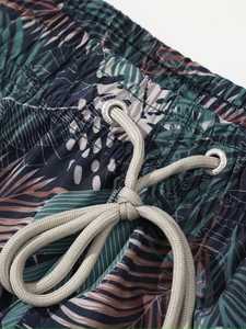 Shorts de bain pour hommes en tissu toile 100 % polyester, séchage rapide, respirants, extensibles, avec poches, pour l'été – Vente en gros - Product Image 3