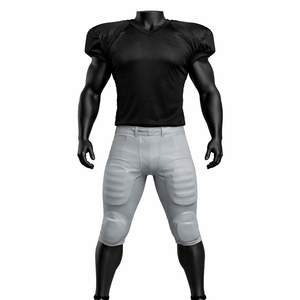 Ensemble d'uniformes de football américain personnalisés en polyester de haute qualité, réversibles, respirants, anti-rides, à séchage rapide et extensibles - Product Image 1