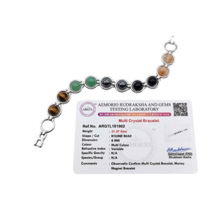 Divine Solutions Money Magnet Golden Obsidian 10mm <b>Beads</b> <b>Bracelet</b> with Peace Design Unisex Gift - Product Image 1