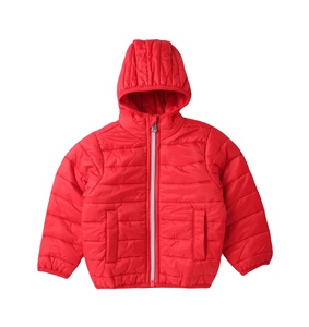 เสื้อโค้ทกันน้ำมีฮู้ดสีแดง50สีสำหรับเด็กผู้ชายเสื้อคลุมบับเบิ้ลกันน้ำออกแบบได้ตามต้องการ - Product Image 1