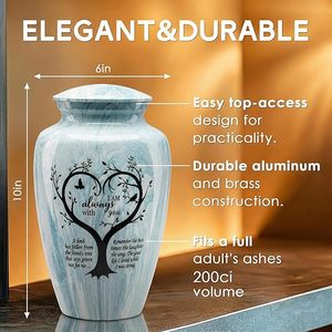Urna de Cremación Moderna de Aluminio para Cenizas Humanas, de Fabricante Confiable, con Construcción Duradera y Apariencia Decorativa Elegante - Product Image 2