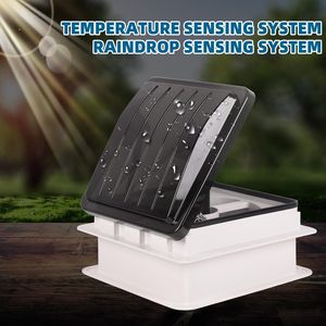Ventilateur de toit pour camping-car de 14 pouces avec télécommande, réversible, 12V, faible bruit, capteur de pluie et protection UV - Product Image 5