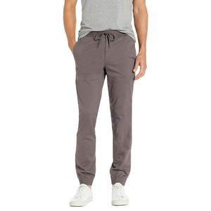 Pantalon de survêtement décontracté en molleton de coton pour hommes Nouveau Jogging de taille moyenne Vêtements de sport Droit Coupe ample Toile légère Taille moyenne Uni - Product Image 1