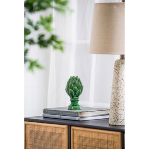 Juego de 2 centros de mesa pequeños verdes de 4x4x7.5'' con diseño de alcachofa floreciente Helsa para bodas y decoraciones de mesa - Product Image 5