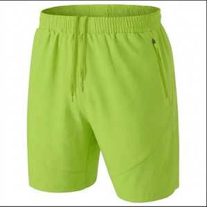 Lightweight Breathable Men's Shorts Front Logo <b>Canvas</b> Fabric Elastic Waist Custom Logo <b>Plain</b> Dyed - Product Image 3