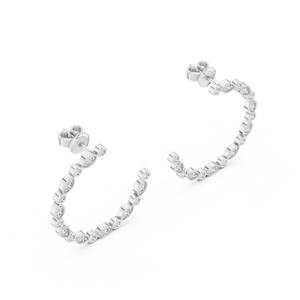 GEM Galaxy 925 Silver CVD ต่างหูเพชรสำหรับผู้หญิง0.02กะรัตลูกแพร์ตัด Moissanite สำหรับผู้หญิง - Product Image 4