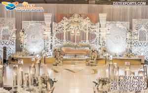 Decoración Moderna para Escenario de Ceremonia de Anillos, Escenario Moderno de Tendencia para Eventos de Boda, Decoración de Escenario de Ceremonia Roka Asequible, EE. UU. - Product Image 5