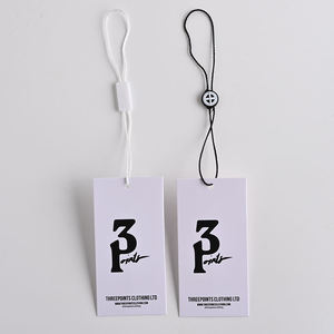 OEM 2026 Luxury Custom Logo Clothing Hang <b>Tag</b> Garment <b>Clothes</b> T Shirt Shoe Paper Labels Hang <b>Tags</b> for Apparel - Product Image 2