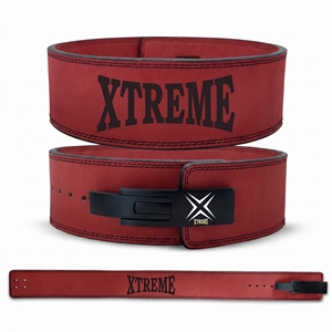 Ceinture de musculation en cuir de qualité supérieure, robuste, réglable, pour haltérophilie et fitness. - Product Image 1