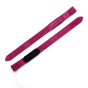 Correas de Levantamiento de Pesas de Cuero Vacuno con Logotipo Personalizado, Resistentes, Ligeras, Plegables, Suaves, Ajustables y Antideslizantes - Product Image 2