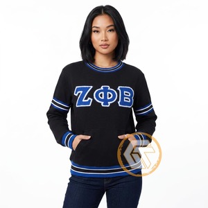 เสื้อสเวตเชิ้ตปักลาย Zeta Phi Beta Sorority สำหรับผู้หญิง ฤดูหนาว แบบสวมหัว ป้องกันรอยยับ สั่งทำได้ตามต้องการ จาก Greek Treasures Wholesale - Product Image 2