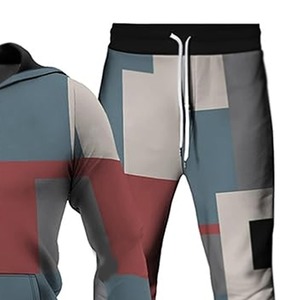 Ensemble de jogging pour homme à séchage rapide, sweat à capuche à manches longues et pantalon de jogging - Product Image 4