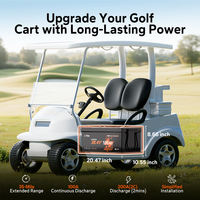 Batterie de chariot de golf au lithium intelligente 36V 100Ah avec communication RS485, Groupe 8D, pour Club Car, EZGO, Yamaha – Stock US, directement de l'usine