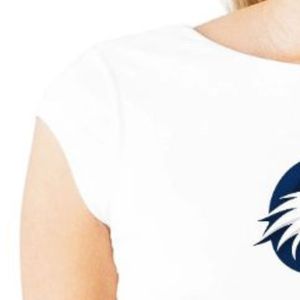 T-shirt blanc à dos ouvert pour femme, manches courtes, pour la gym, le fitness, le yoga, l'entraînement, les activités sportives, respirant - Product Image 6