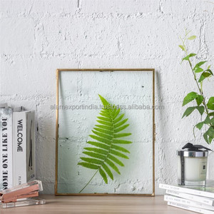 New Latest Wholesale Price Latest Unique Product Square Shape Mini <b>Photo</b> <b>Frame</b> Copper Finished Wall Hanging Hinged <b>Photo</b> <b>Frame</b> - Product Image 1