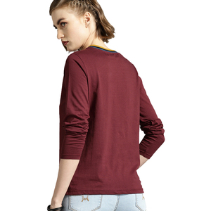 T-shirt d'été personnalisé pour femme en coton uni, coupe ajustée, col rond, manches courtes, doux, respirant, séchage rapide, anti-plis, idéal pour le quotidien - Product Image 3