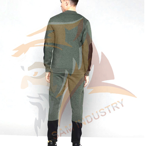 High Quality 100% Cotton Solid Casual <b>Jogging</b> Track <b>Suit</b> Custom Men's 2-Piece Solid Pattern Sport <b>Jogging</b> <b>Suits</b> - Product Image 2