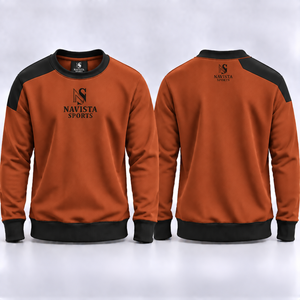<b>Crewneck</b> Sweatshirt Hoodie 100% Cotton Fleece Heavyweight Regular Fit for Men Women Wholesale with Rhinestone Design Panel Work - Product Image 3