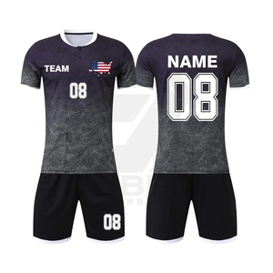 Uniforme de Fútbol Personalizado, Servicio OEM, Logotipo Frontal, 100% Poliéster, Secado Rápido, Antibacteriano, Ropa de Equipo 2026 - Product Image 4