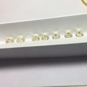 Diamant de laboratoire CVD rond jaune VS1 certifié IGI 3,5 carats, taille excellente 3EX, pour bague de fiançailles, fournisseur de bijoux fins en gros - Product Image 3